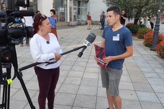 Tak protestowali mieszkańcy Tarnowa! Wsparcie dla telewizji TVN