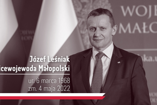 Nie żyje wicewojewoda małopolski Józef Leśniak. Miał 54 lata