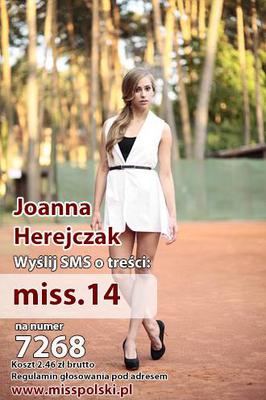 Wybory miss polski 2014 Joanna Herejczak