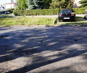 Ul. Pogodna w Lublinie przed remontem