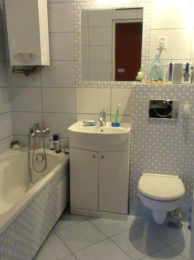 Łazienka małe mieszkanie