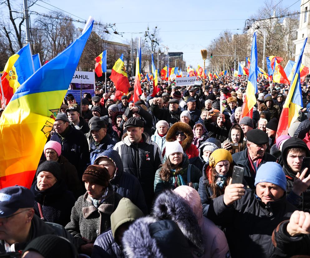 Potężna demonstracja w Mołdawii, w Kiszyniowie.
