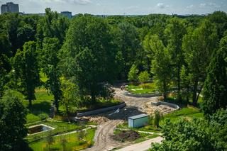 Modernizacja parku Pole Mokotowskie w Warszawie, proj. WXCA