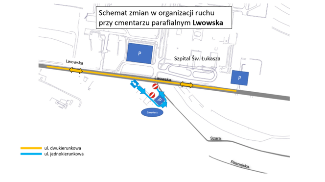 Tarnów. Zmiana organizacji ruchu we Wszystkich Świętych! Sprawdź, jak dojechać do cmentarzy