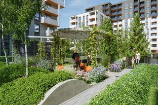 Osiedle Wieża Jeżyce w Poznaniu - II i V etap (wizualizacja)