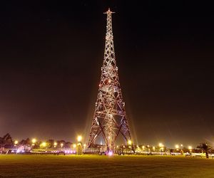 Gliwicka Radiostacja nocą