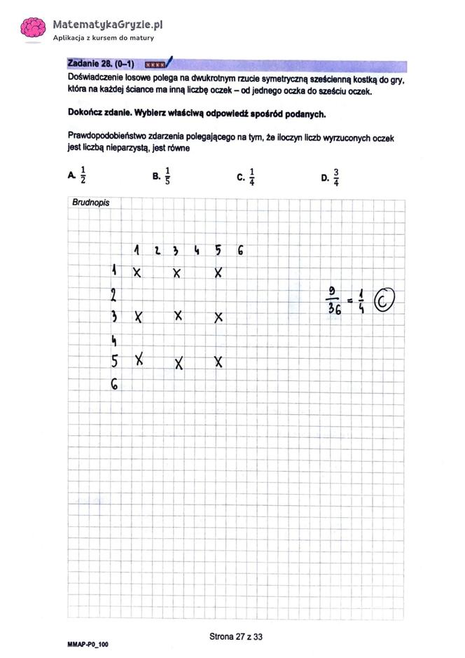 Matura próbna 2023 - odpowiedzi z matematyki