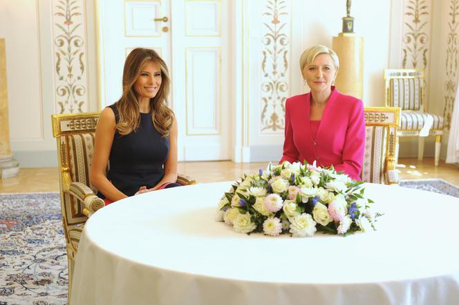Agata Duda spotkała się z Melanią Trump!