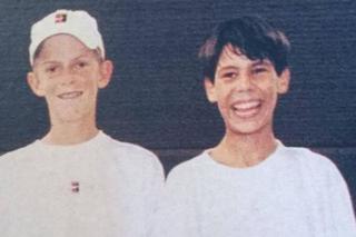Rafael Nadal i Kevin Anderson w 1998 roku