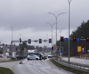 Protest rolników z 20 lutego. Blokada drogi obok Białegostoku