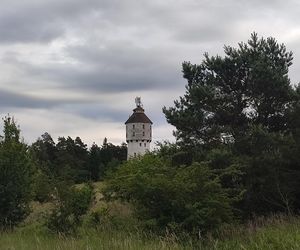 Prawie jak dom Muminków. Zabytkowa wieża na Mazurach zachwyca