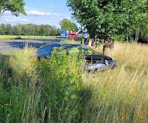 Wpadek na DK2 w pobliżu Zbuczyna