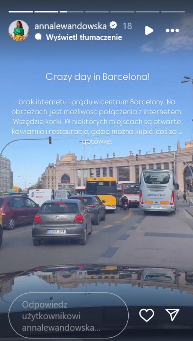 Brak prądu w Hiszpanii