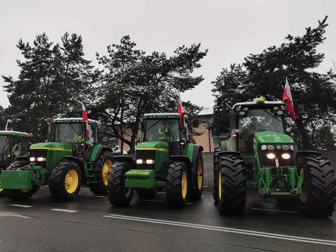 Protest rolników w naszym regionie 