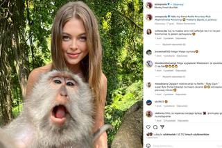 Joanna Opozda zarabia na Bali