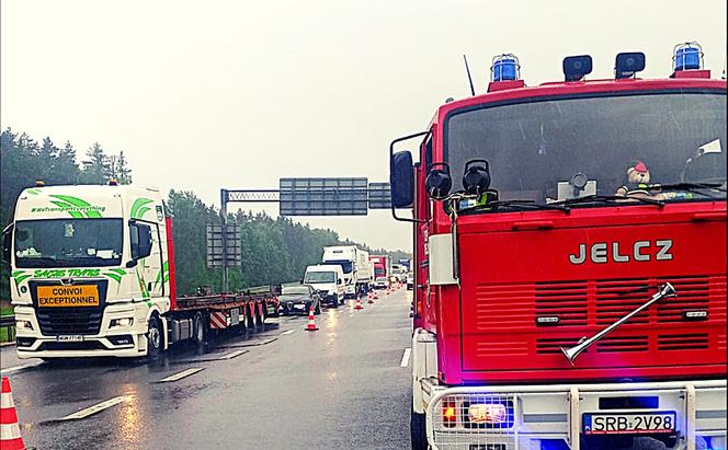 Groźny wypadek na autostradzie A1