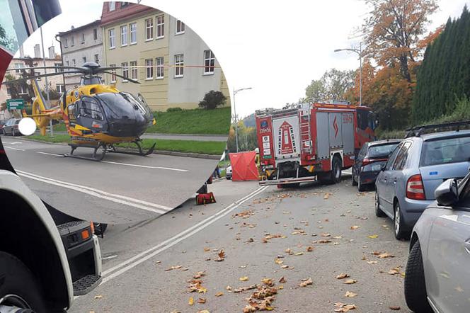 Wypadek w Sobótce. Dwie osoby ranne 