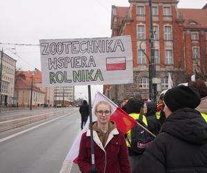 „Zielony Ład=Głód”, „Mleko nie jest z Biedronki”. Te hasła pojawiły się na proteście rolników w Olsztynie