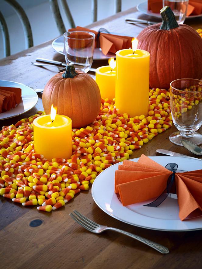 Dynia: jesienna aranżacja stołu