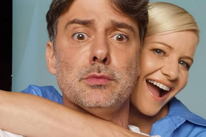 Marcin Tyszka pokazał stylizację sprzed lat. Małgorzata Kożuchowska i Woliński mogą nie chcieć tego wspominać