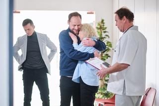 Na Wspólnej odc. 3596: Paweł (Grzegorz Kwiecień), Beata (Katarzyna Ptasińska), Emil (Piotr Ligienza)