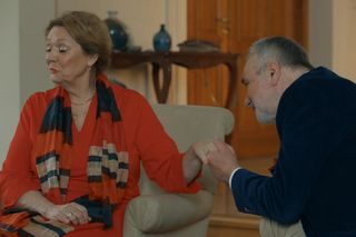 Barwy szczęścia, odcinek 3162. Józefina (Elżbieta Jarosik), Andrzej (Leon Charewicz)