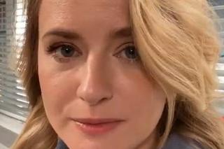 M jak miłość. Marta Chodorowska (Julia) na planie