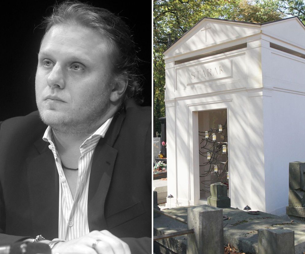   Grób Piotra Woźniaka-Staraka na warszawskich Powązkach