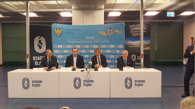 Na Stadionie Śląskim trwają przygotowania do meczu Polska - Ukraina