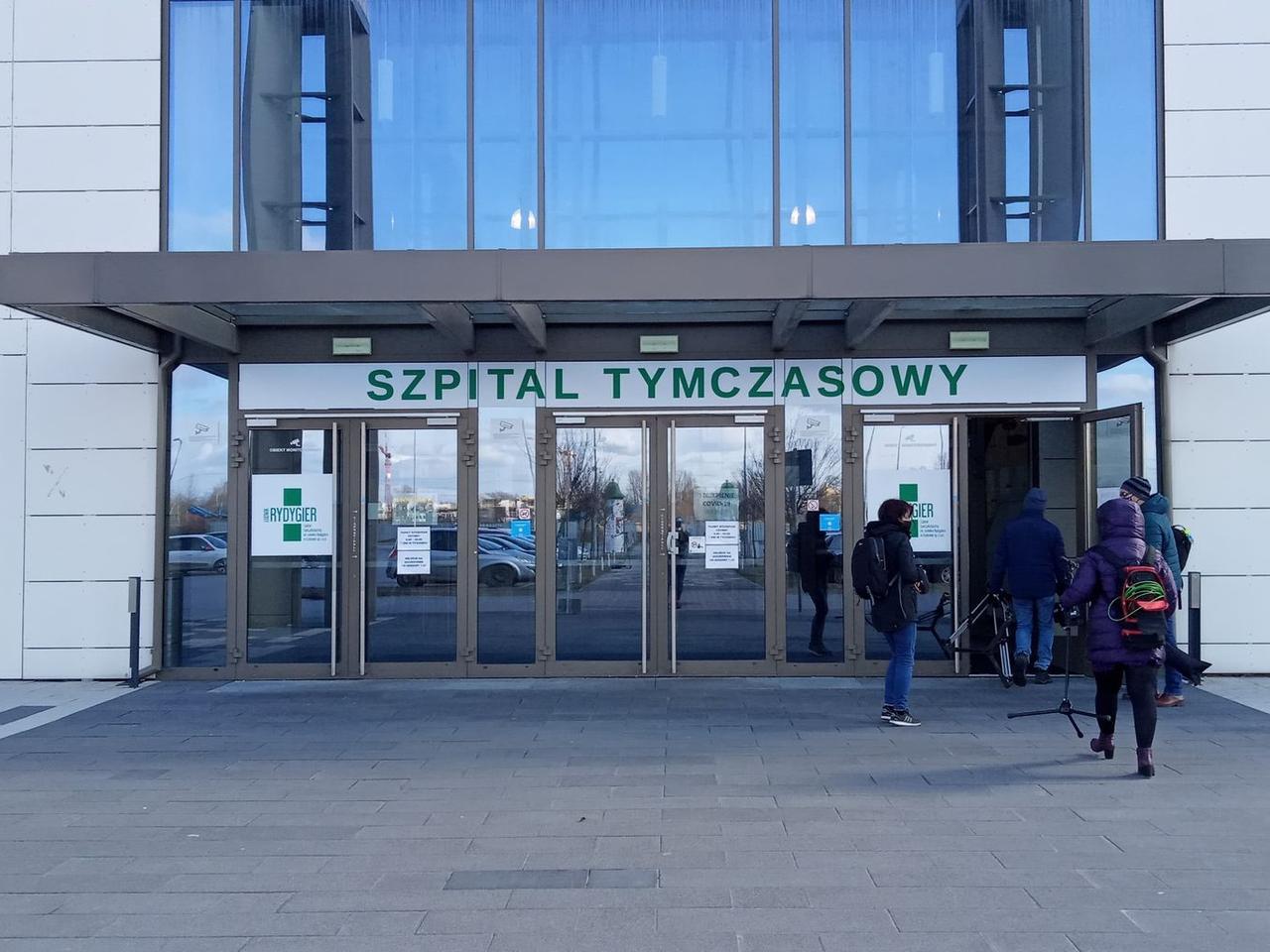 Ostatnie chwile szpitala tymczasowego w EXPO Kraków