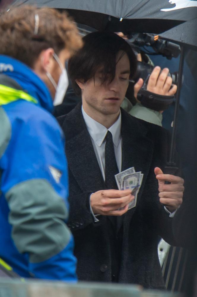 Robert Pattinson na planie The Batman w Liverpoolu