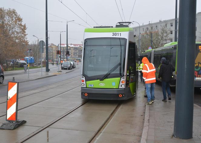 Budowa nowej linii tramwajowej w Olsztynie dobiega końca. Pierwszy przejazd przebiegł bez problemów