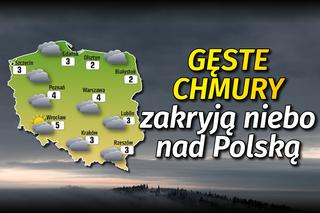 Pogoda 12.12.2020 dla kraju: Gęste chmury zakryją niebo nad Polską 