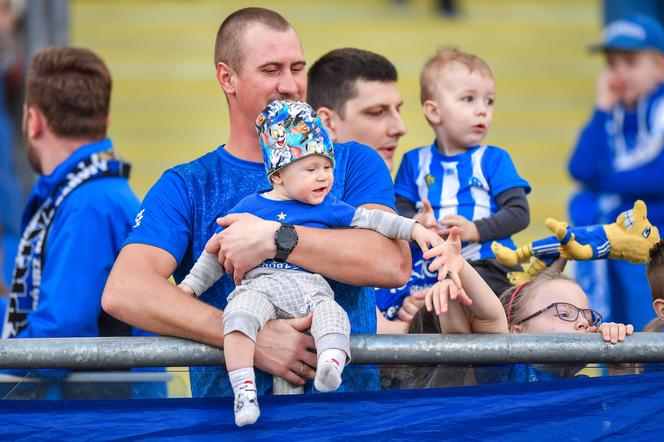 Kibice na meczu Ruch Chorzów - Puszcza Niepołomice