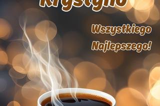 Kartka z życzeniami na imieniny Krystyny