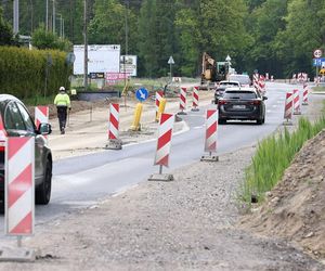 Trwa przebudowa odcinka drogi nr 928 między Mikołowem i Kobiórem