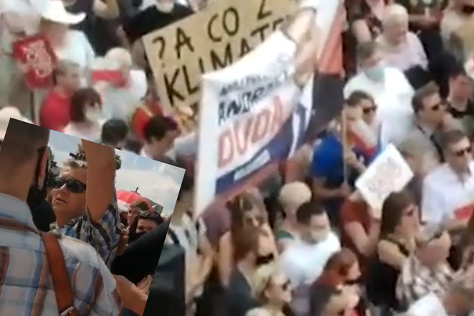 Młodzieżowy Strajk Klimatyczny na konwencji Andrzeja Dudy. Okropne sceny!