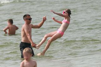 Sławomir Peszko na plaży