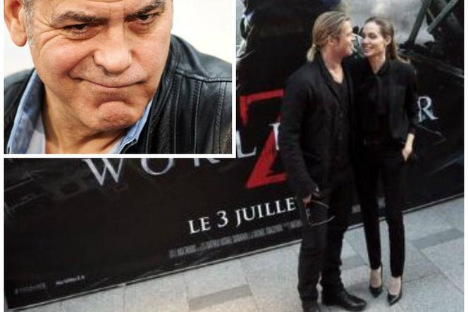 Angelina Jolie i Brad Pitt rozwodzą się; George Clooney