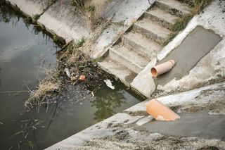 Stary zbiornik przeciwpożarowy na Gronowie