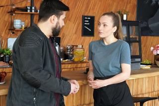 Barwy szczęścia, odcinek 2663: Renata (Anna Mrozowska), Damian (Michał Lesień)