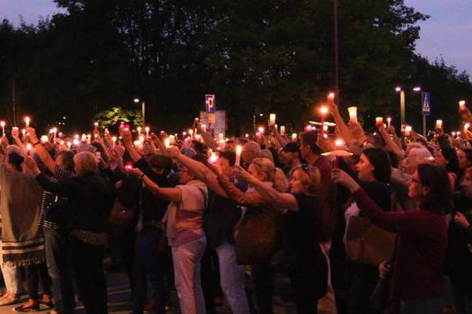 Protest w obronie sądów