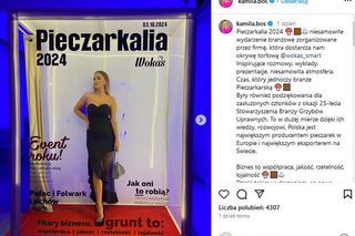 Kamila Boś z Rolnik szuka żony na gali Pieczarkalia 2024