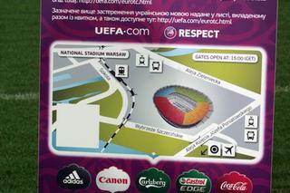 Prezentacja biletów na Euro 2012