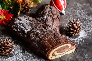 Ciasto polano (bûche de Noël) - francuski bożonarodzeniowy deser