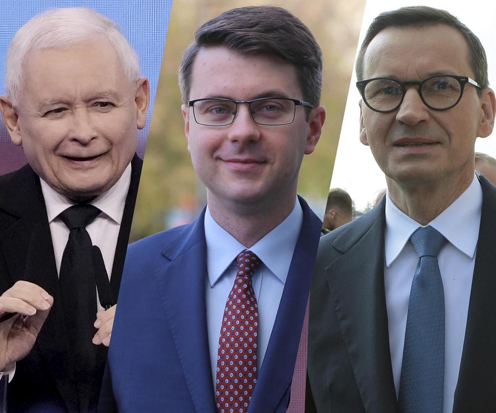 Jarosław Kaczyński, Piotr Muller, Mateusz Morawiecki