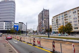 Budowa tramwaju do Wilanowa, październik 2023