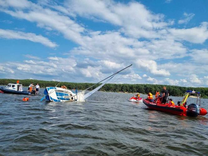 Akcja ratunkowa na Zalewie Sulejowskim