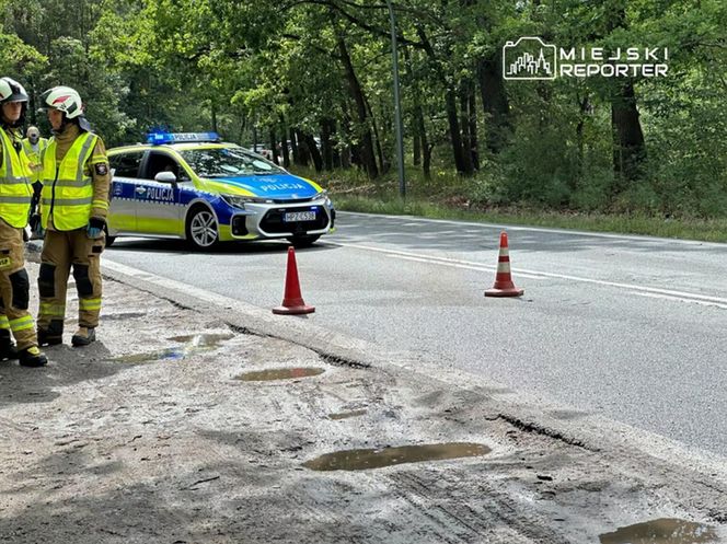  Czołowe zderzenie w Wawrze