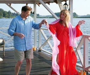 	Barwy szczęścia odc. 3124. Agnieszka (Katarzyna Tlałka), Łukasz (Michał Rolnicki)